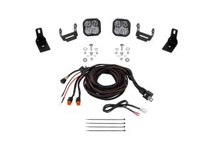 Ford Maverick LED Light Pods - Diode Dynamics - SS3 Sport Stage Series Ditch Light Kit - White - `22-`24